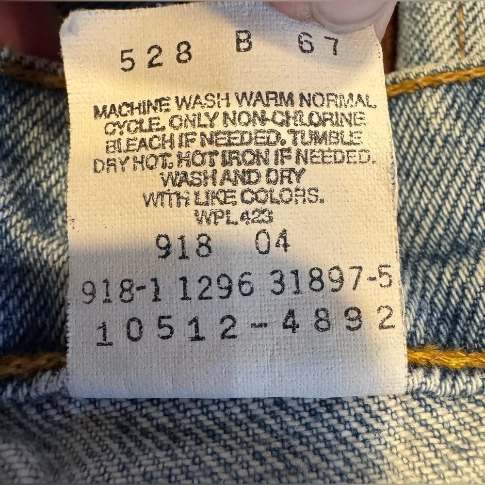 VTG Levi's 512 Jeans (1996) Womens Slim Fit Original Tapered Leg High Rise Sz 7L